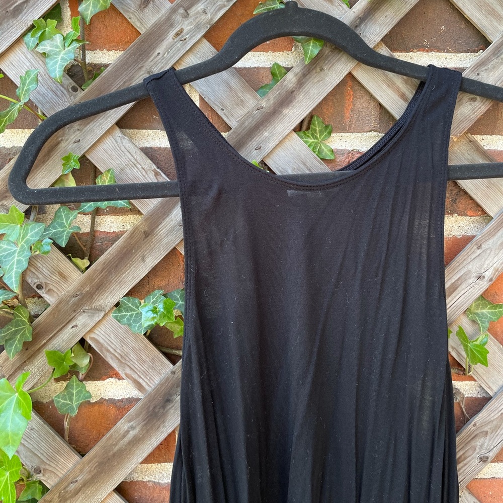 Black tunic-style Aritzia tank